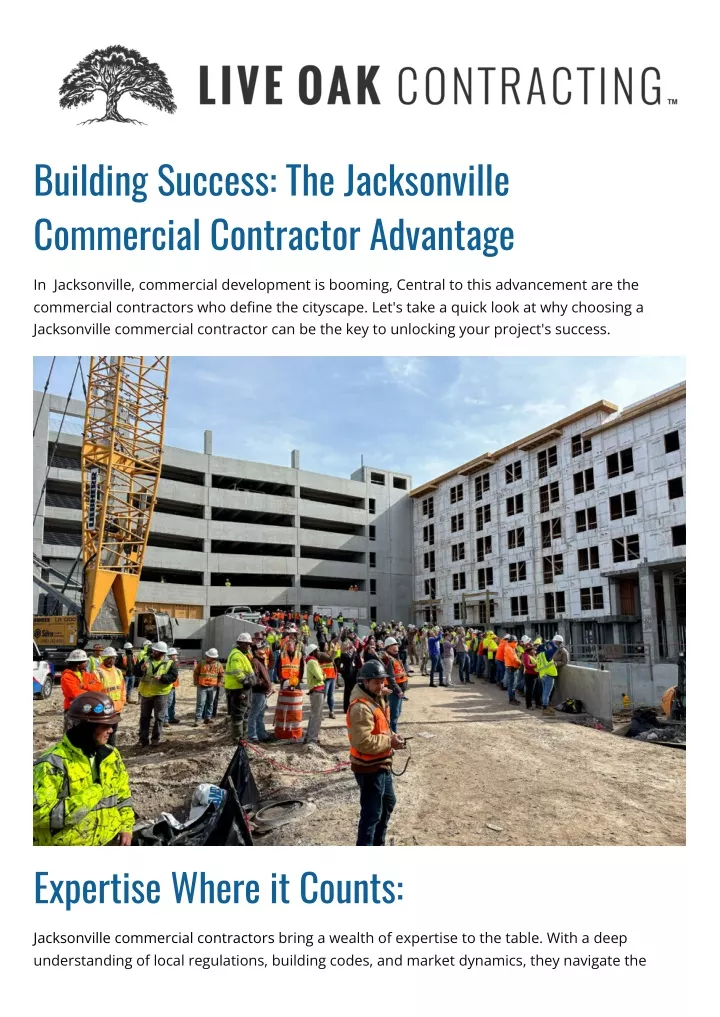 building success the jacksonville commercial