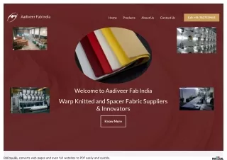 Fabric manufacturers in Delhi NCR
