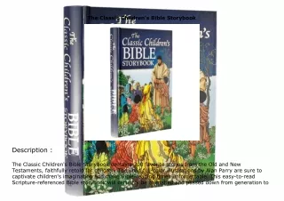 Download⚡️ The Classic Children's Bible Storybook