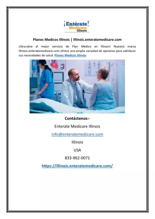 Planes Medicos Illinois | Illinois.enteratemedicare.com