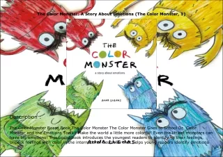 ❤️PDF⚡️ The Color Monster: A Story About Emotions (The Color Monster, 1)