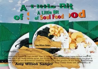 pdf✔download A Little Bit of Soul Food (World Snacks Series)