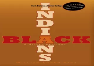 ❤download Black Indians: A Hidden Heritage