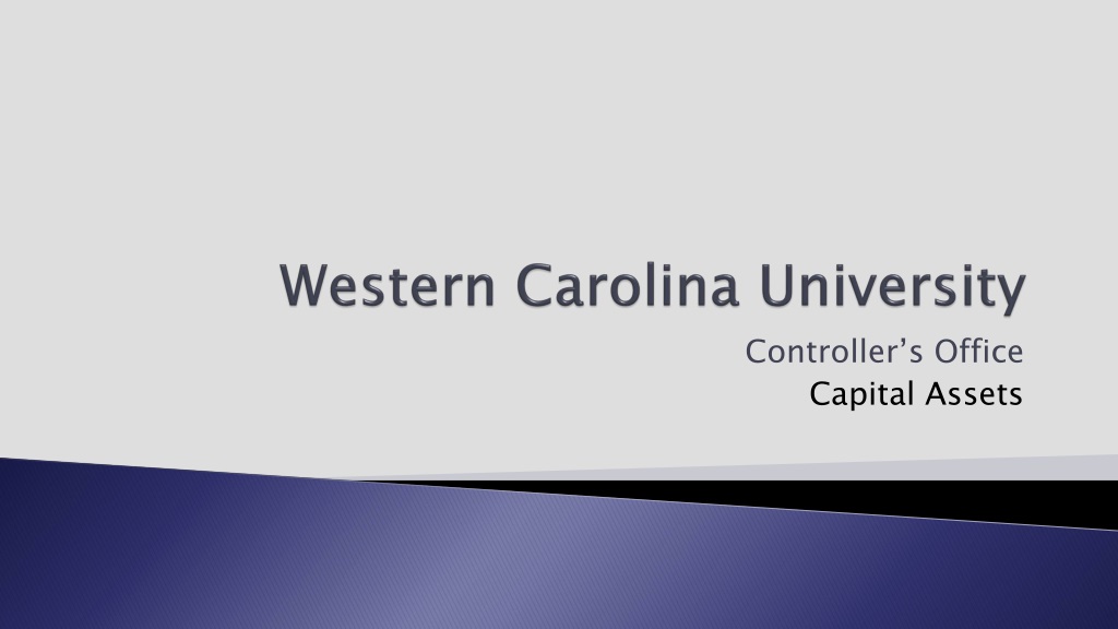 university fixed asset management procedur
