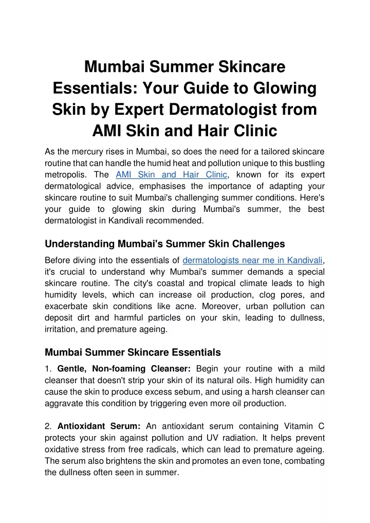 mumbai summer skincare essentials your guide