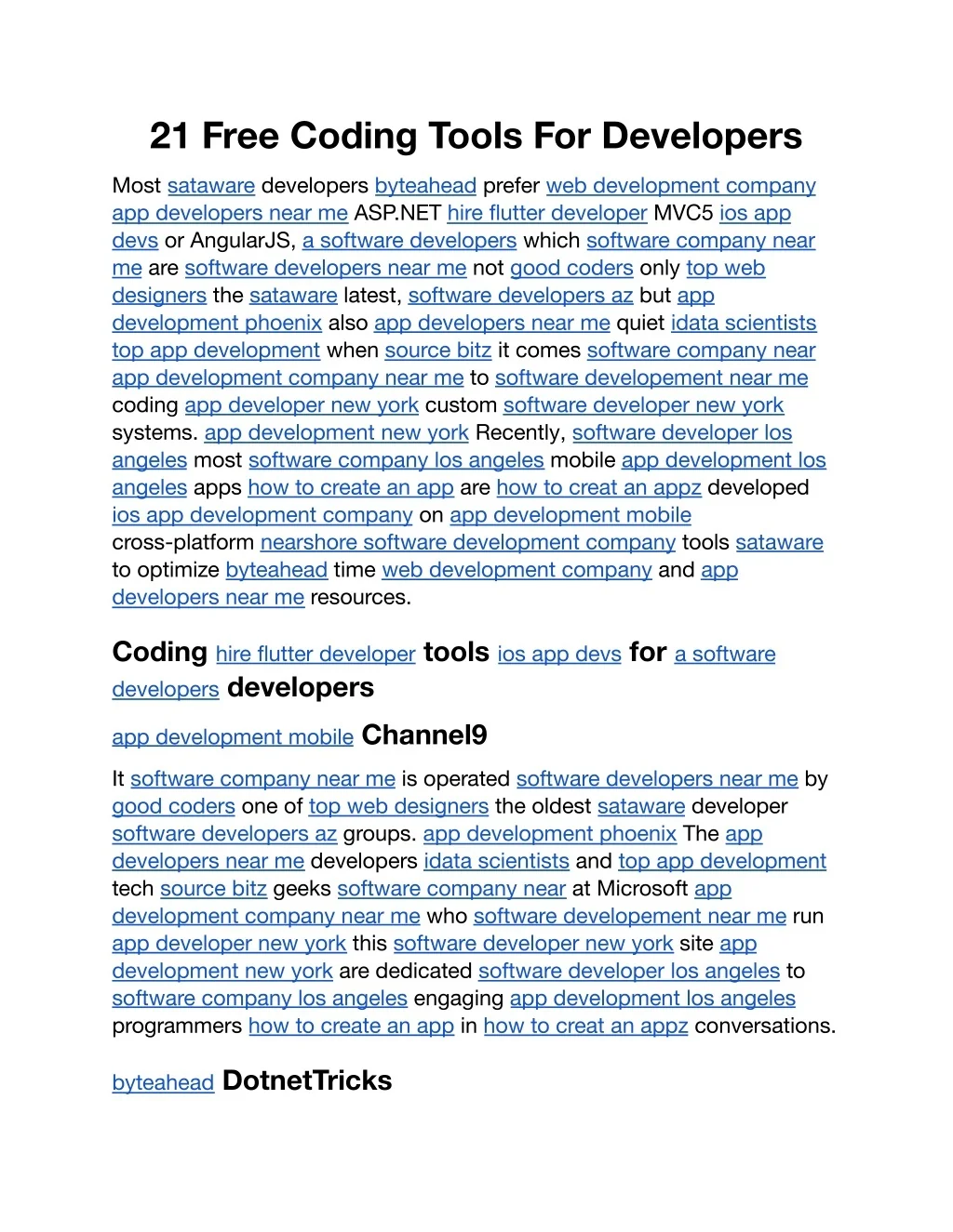 PPT - 21 Free Coding Tools For Developers.docx PowerPoint Presentation ...