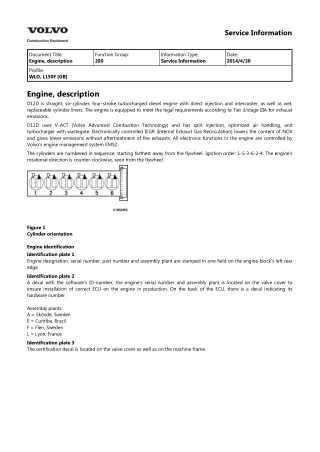 Volvo L150F Wheel Loader Service Repair Manual Instant Download