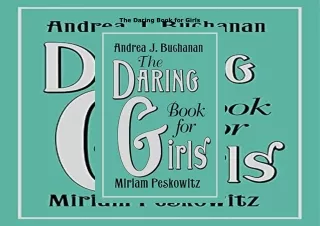 Pdf⚡️(read✔️online) The Daring Book for Girls