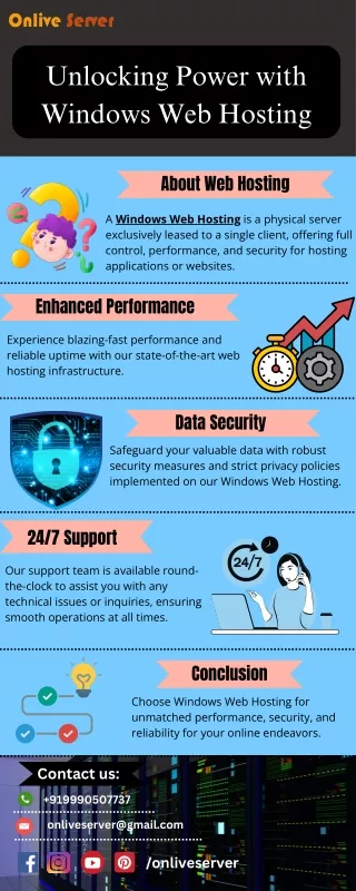 Reliable Windows Web Hosting Services | Onlive Server