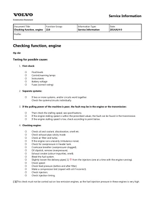 Volvo L180C CO L180CCO Wheel Loader Service Repair Manual Instant Download
