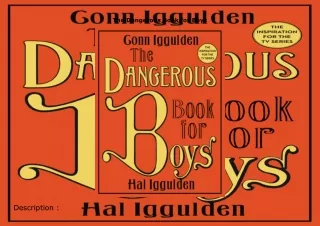 ❤️(download)⚡️ The Dangerous Book for Boys