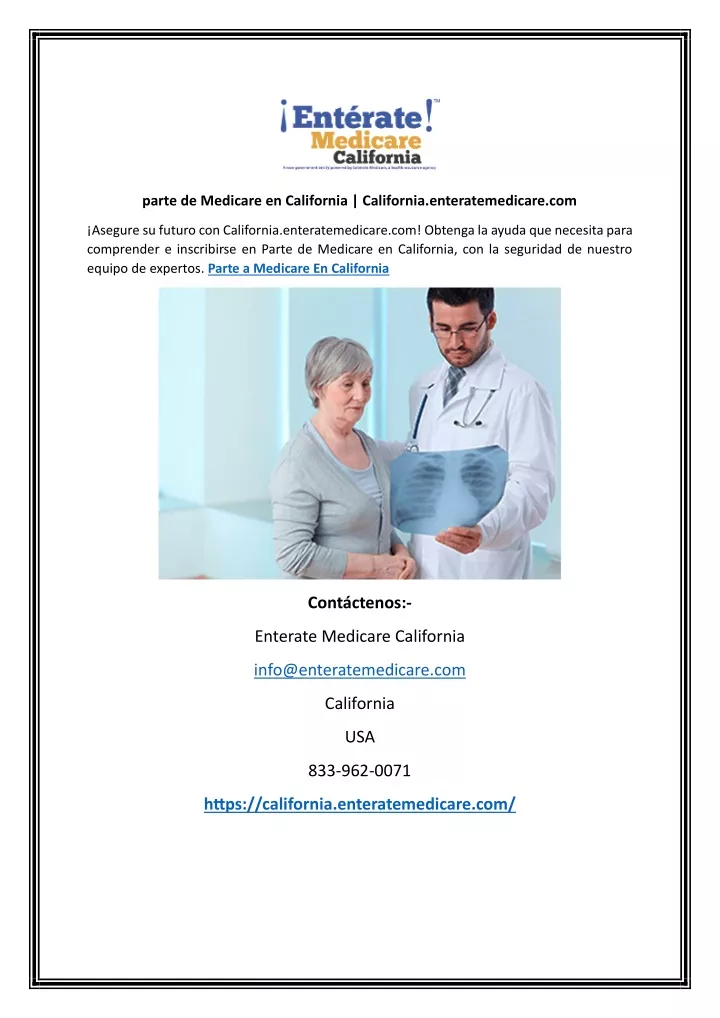 parte de medicare en california california