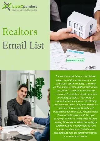 Realtors Email List