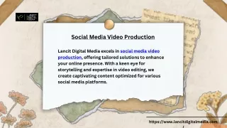 Elevate Your Brand with Social Media Video Production