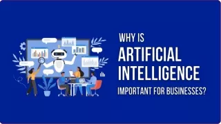 Why Is artificial intelligence Important for Businesses