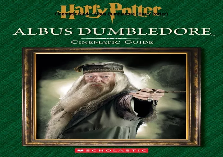 cinematic guide albus dumbledore harry potter