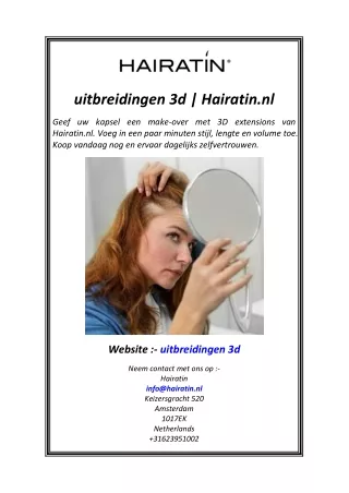 uitbreidingen 3d Hairatin.nl