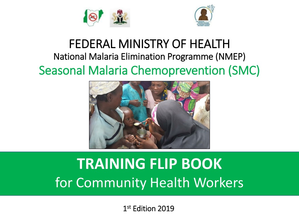 Seasonal Malaria Chemoprevention Training for Community Health Workers