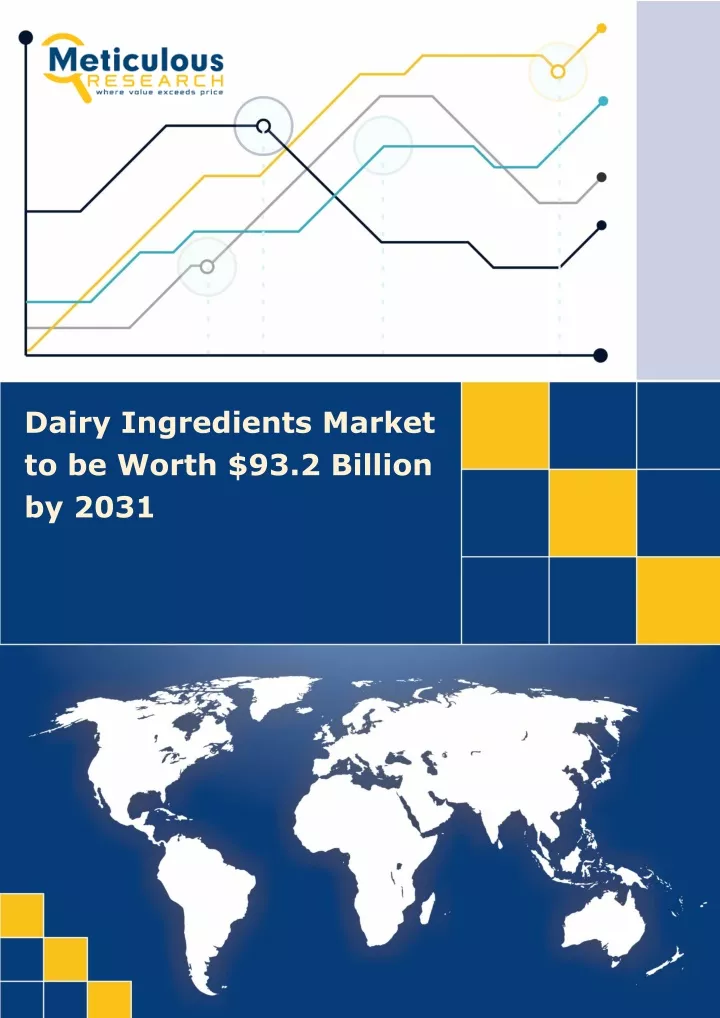 dairy ingredients market to be worth 93 2 billion