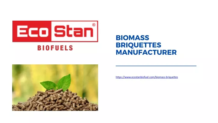 biomass briquettes manufacturer