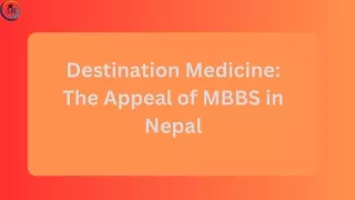 Destination Medicine The Appeal of MBBS in Nepal