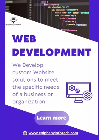 Build & Sustain Your Online Presence With Expert Web Development Agency