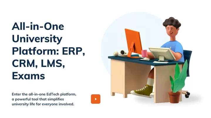 all in one university platform erp crm lms exams