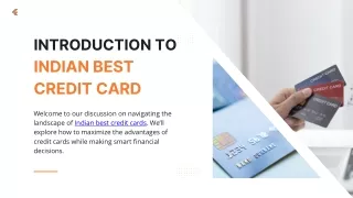 Introduction to Indian best credit card