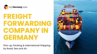 Global Freight Forwarding Solutions from Germany