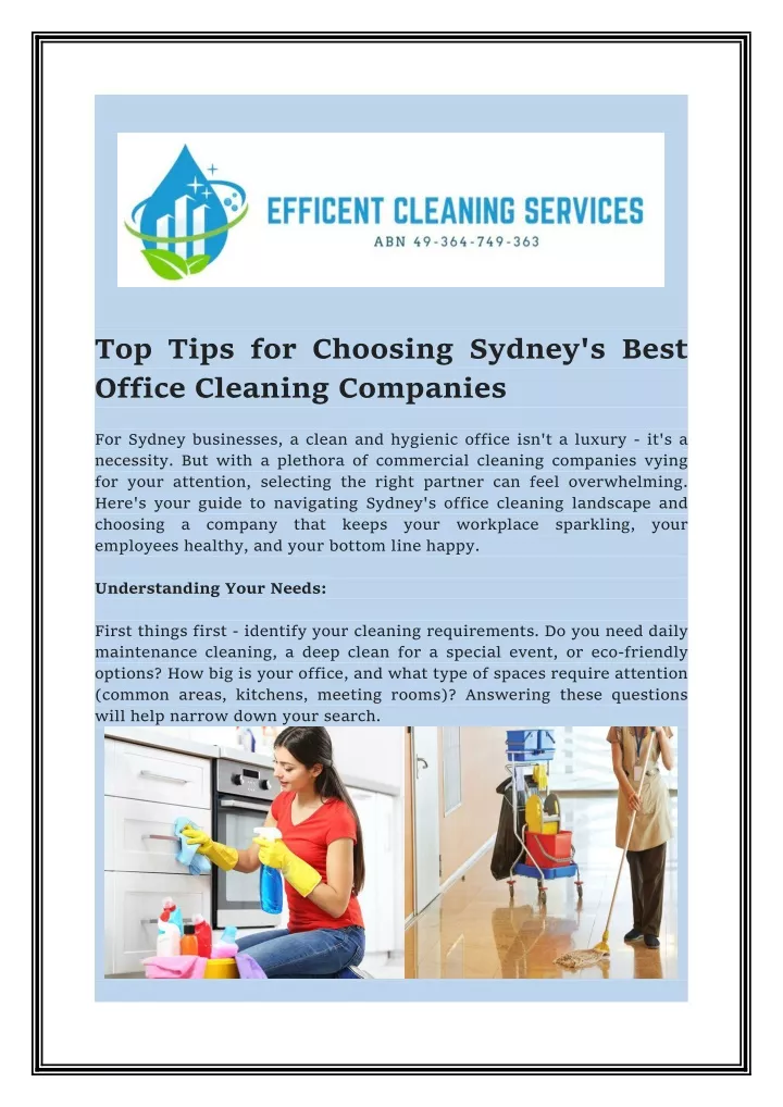 top tips for choosing sydney s best office