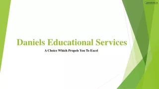 Daniels Educational Services - Best Online IB Tutors