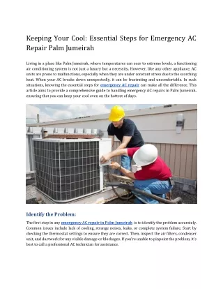 Keeping Your Cool_ Essential Steps for Emergency AC Repair Palm Jumeirah