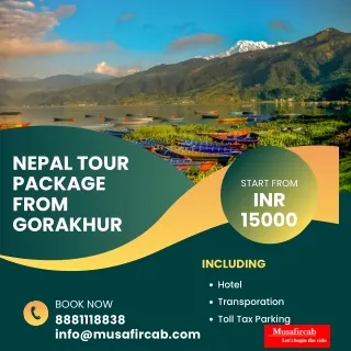 Nepal Tour Package from Gorakhur
