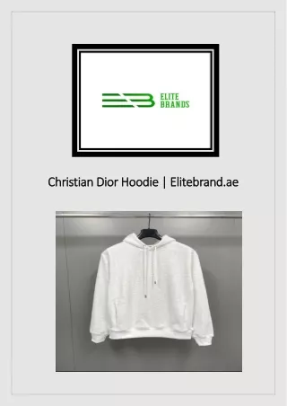 Christian Dior Hoodie | Elitebrand.ae