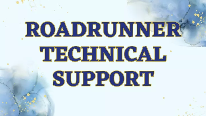 roadrunner technical support