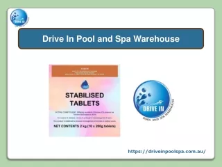 Maintain Crystal Clear Water With Chlorine Pool Tablets