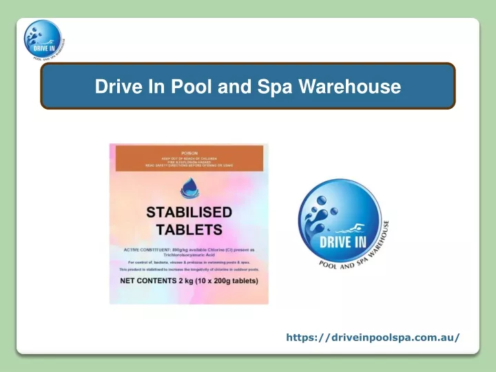 drive in pool and spa warehouse