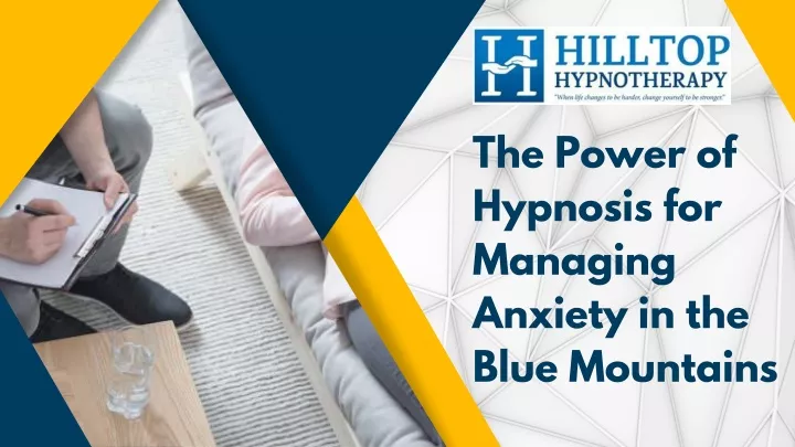 the power of hypnosis for managing anxiety
