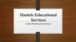 Daniels Educational Services - GCSE Maths Tutor