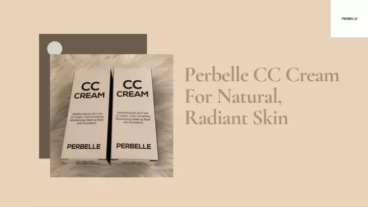 perbelle cc cream for natural radiant skin