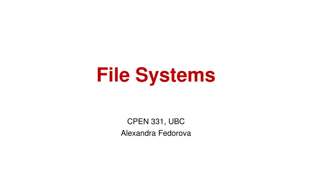 understanding file systems and ssds in operating syste