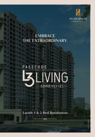 L3 Living Dombivli Brochure | L3 Living Dombivli PDF Brochure