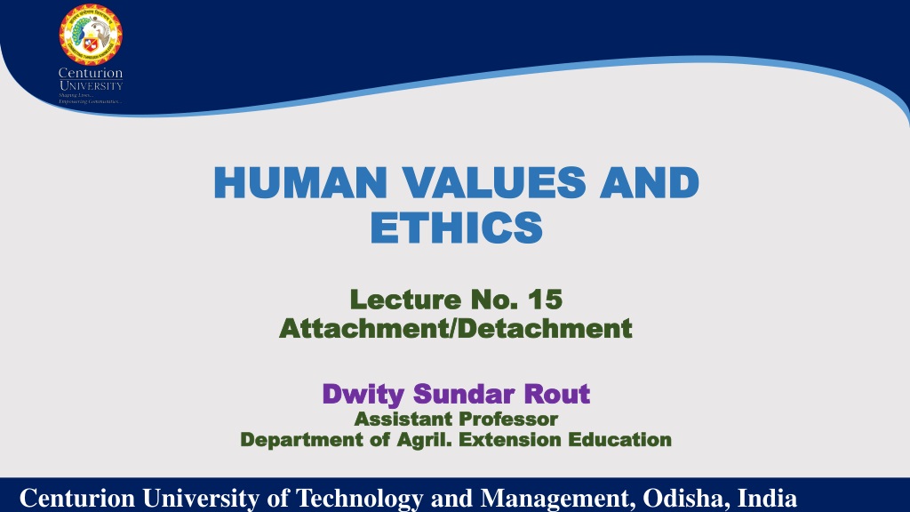 understanding attachment and detachment in human relationshi
