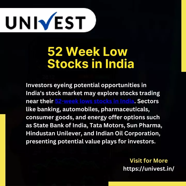 52 week low stocks in india