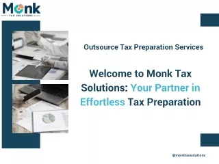 Outsource Tax Preparation Services: Simplify Your Tax Management