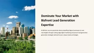 Lead Generating Digital Marketing Agency Calgary - Bizfront