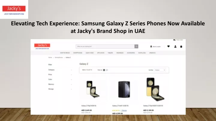 elevating tech experience samsung galaxy z series