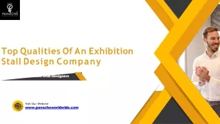 Top Qualities Of An Exhibition Stall Design Company