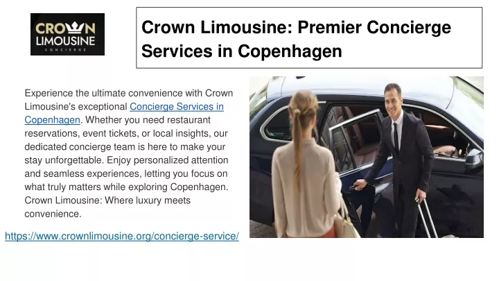 crown limousine premier concierge services in copenhagen