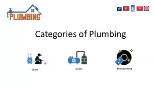 categories of plumbing